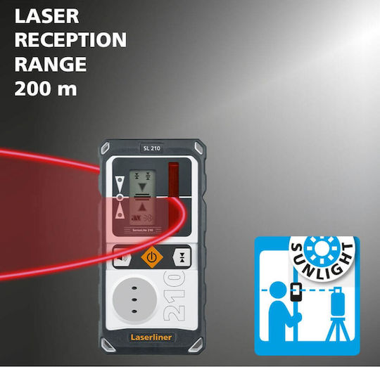 Laserliner Quadrum Compact 210S Саморегулиращ се Ротационен Лазерен Нивелир с Червен Лъч 7.4V