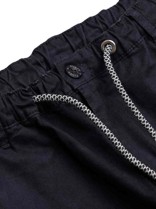 Kids Trousers Cargo Fabric Blue