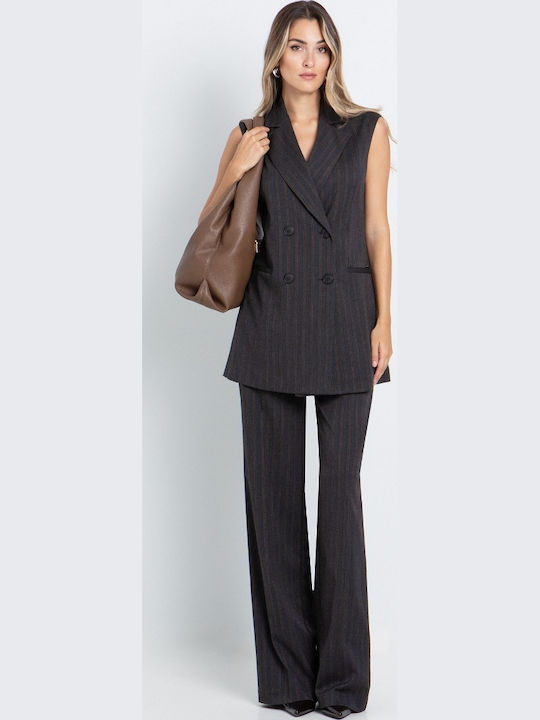 Women's Striped Vest
