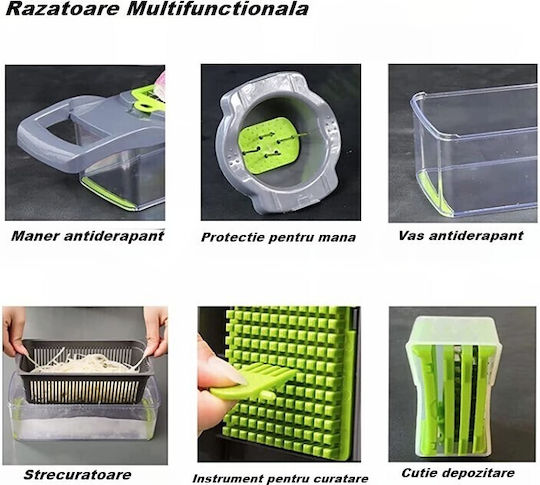Răzătoare Pentru Fructe Și Legume Cu Container 32.2x11.3cm