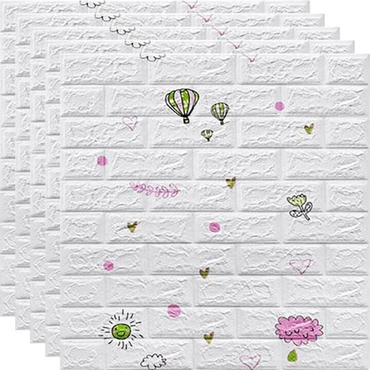 Autocolant Decorativ 3D Pentru Perete Copii Din Spumă 70x77cm 10 Bucăți Autocolant Decorativ 3D Pentru Perete Copii Din Spumă 70x77cm 10 Bucăți