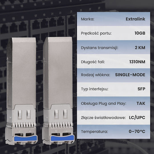 Extralink Sfp+ 2τμχ