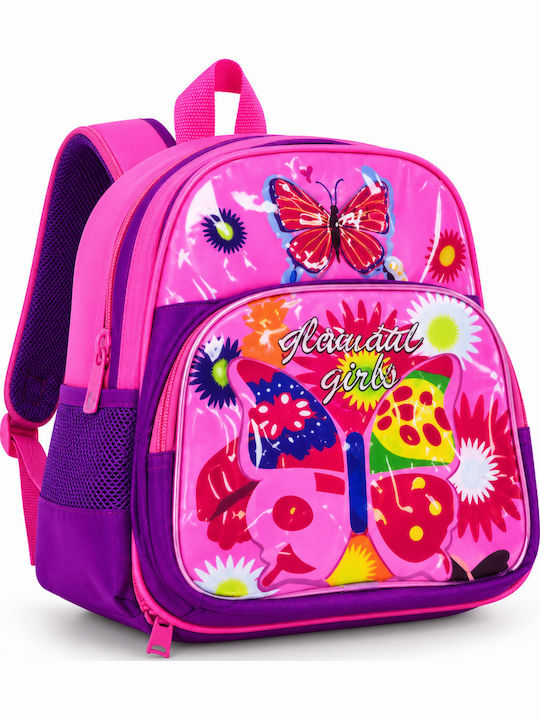School Backpack For Elementary With Water Bottle Holder Pink School Backpack For Elementary With Water Bottle Holder Pink