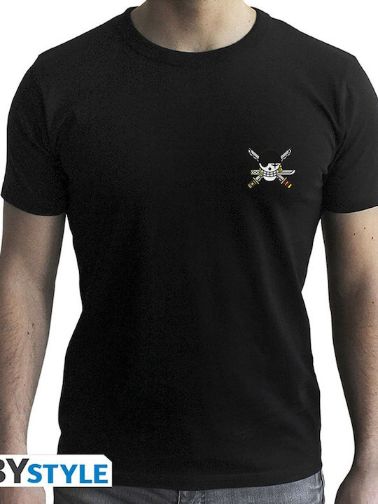 Abystyle One Piece One Piece T-shirt Wanted Zoro Abystyle One Piece One Piece T-shirt Wanted Zoro