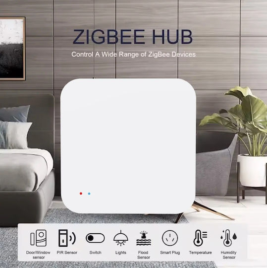 Tuya Smart Gateway Wi-Fi / Zigbee Compatibil cu Google Home & Alexa