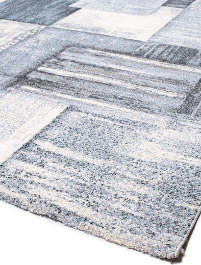Biokarpet Alva 3568a 78 Син и Сив-80x150