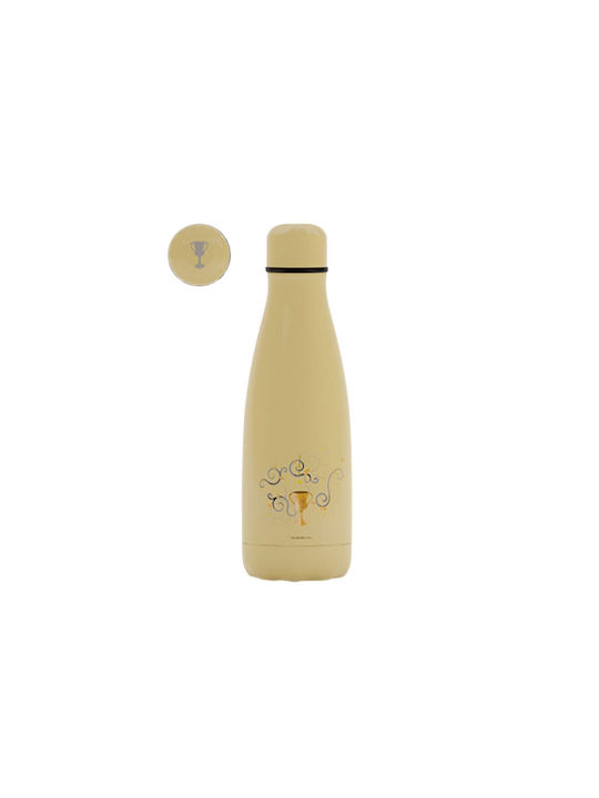 Noble & Cooley Bottle Stainless Steel Water Bottle 350ml Yellow