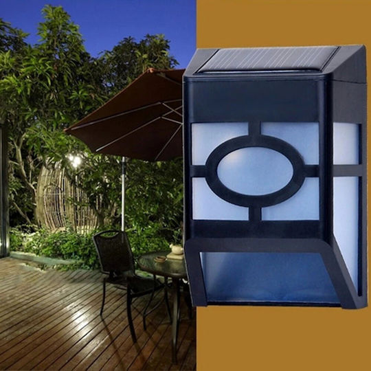 Set 4 Lămpi Solare cu Lumină Alb Rece 6500K IP65 11.8x8.6x5cm