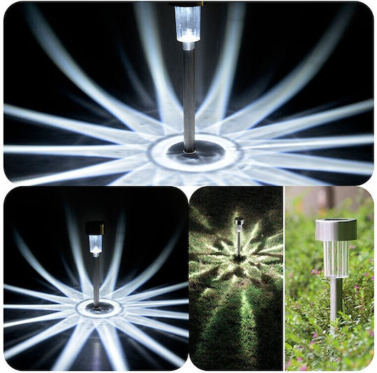 Set 12 Lămpi Solare cu Lumină Alb Rece 5500K IP44 29x4.5x4.5cm