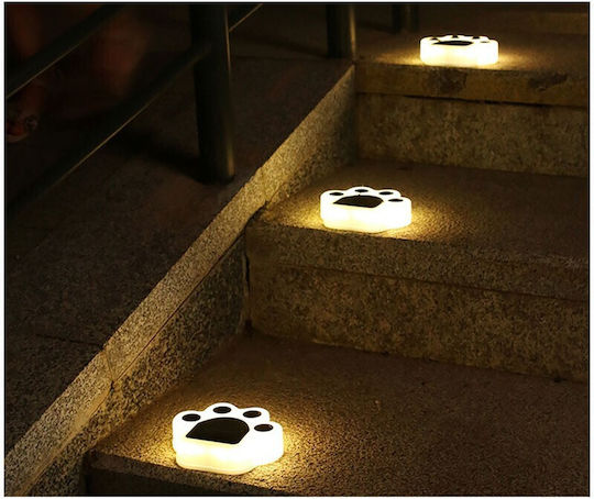 Set 4 Lampi Solare cu Lumină Alb Cald IP65 14x13x3cm