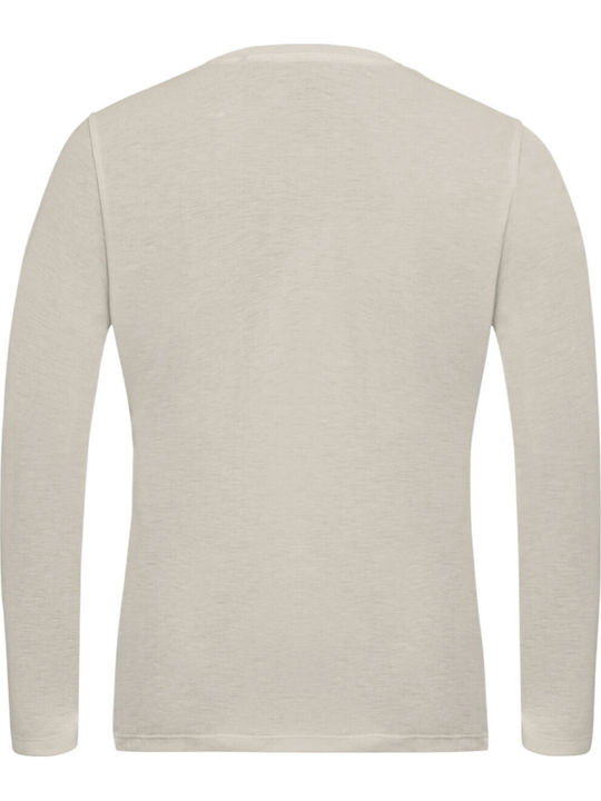 Bluza Damă Mânecă Lungă Bej