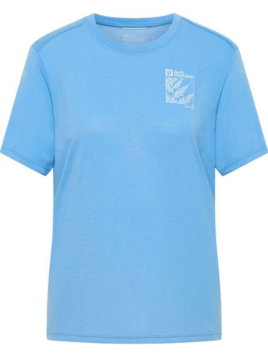 Bluza Damă Tricou Uscare Rapidă Albastru Deschis