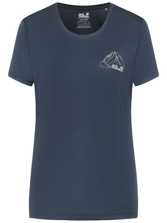 Bluza Damă Tricou Uscare Rapidă Albastru Marin