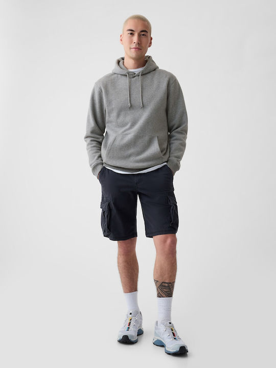 Sweatshirt Fleece with Hood Gray
