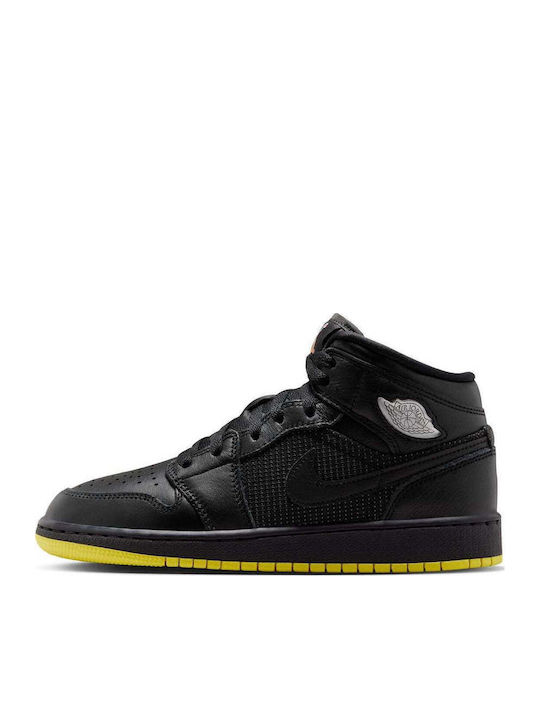 Air  1 Mid Se Adidasi Copii High Negre