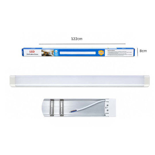 LED Линейно Осветително Тяло За Таван 80W Хладно Бяло