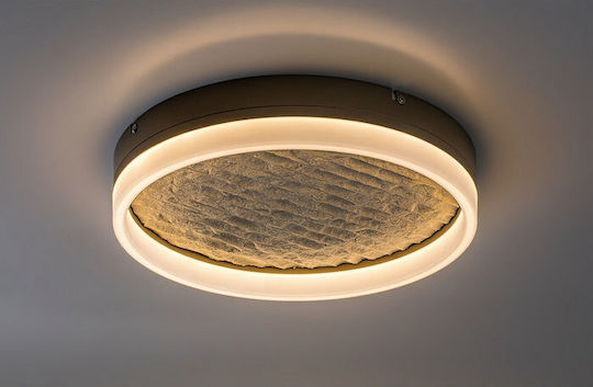 Rabalux Smart Deckenleuchte Montage Grau mit Integrierter LED und Fernbedienung