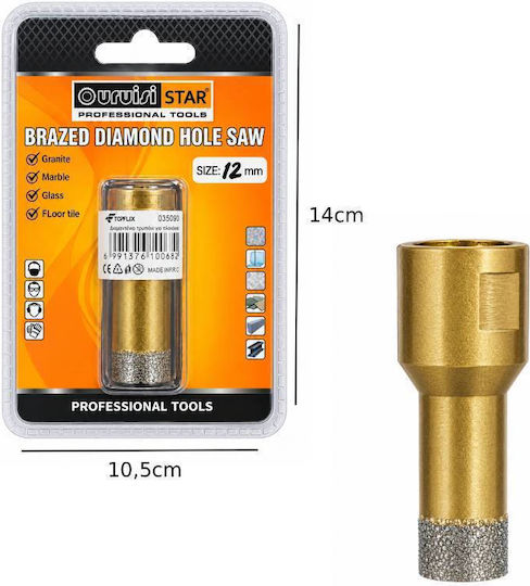 Uruisi Star Uruisi Star Lochsäge Trockenschnitt mit Durchmesser 12mm für Metall und Rasen