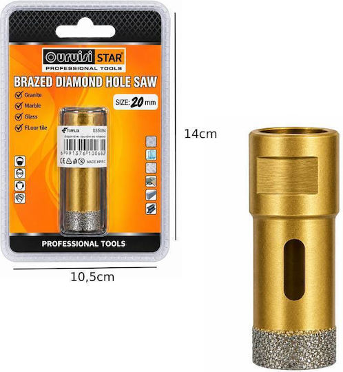 Uruisi Star Uruisi Star Lochsäge Trockenschnitt mit Durchmesser 20mm für Metall und Rasen