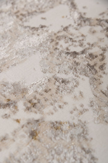Biokarpet Art 9318a White-gold-67x140