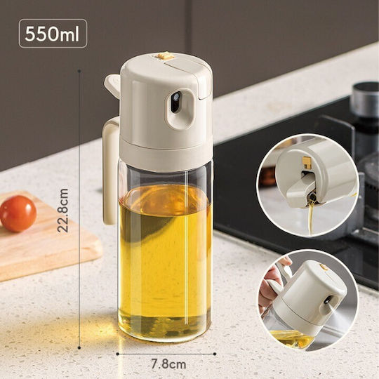 Glass Spray Oil Can 550ml