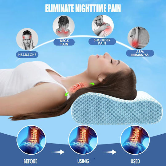 Linomag Μαξιλάρι Ύπνου Memory Foam 60x35x9cm