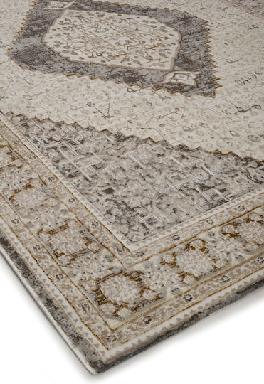 Biokarpet Senbrun 9311α S Бял P Златен 80x150