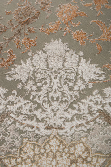 Biokarpet Wohnzimmer Teppich Arcadia 7103a Crem Braun 80x150