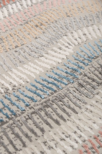 Viokarpet Fanci Ig15a Weiß Hellblau 133x190