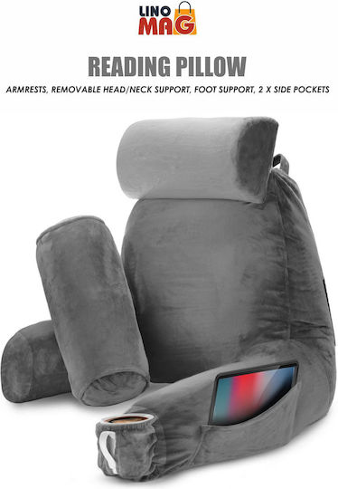 Fotolii Puf Bolster Gri 75x33x91.5cm