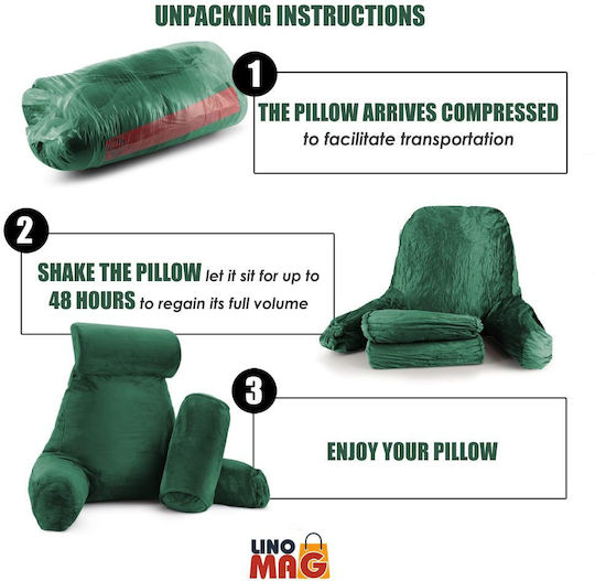 Fotolii Puf Bolster Verde 75x33x91.5cm