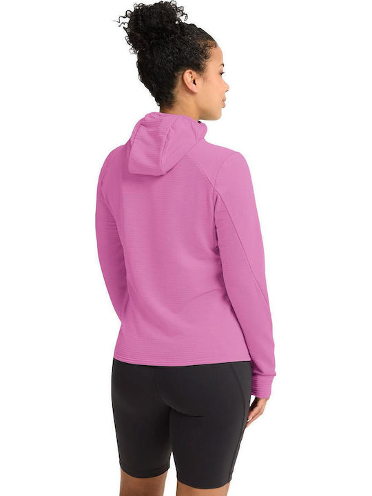 Fleece Cardigan Pentru Femei Roz