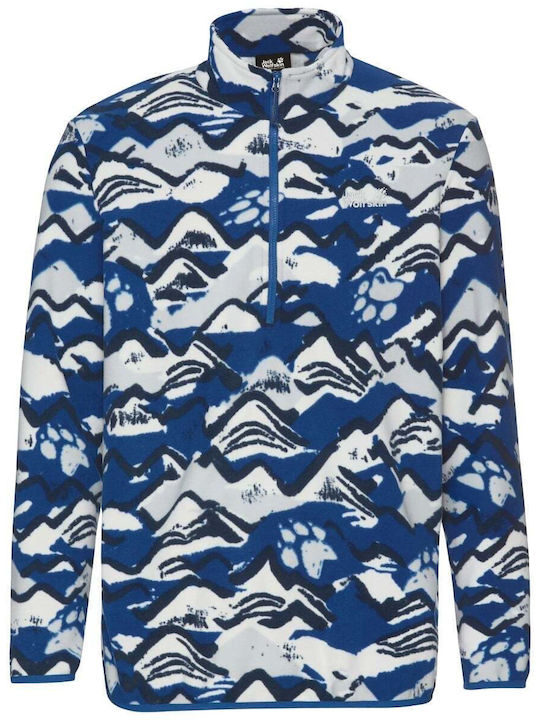 Jachetă bărbătească Fleece Albastră