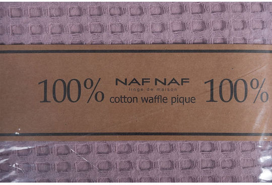 Biokarpet Blanket Pique Naf Naf Cotton Waffle Pique Purple 170 x 240