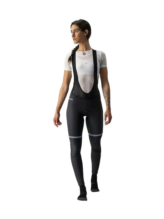 Castelli Pantaloni De Ciclism Pentru Femei Cu Bretele Negri