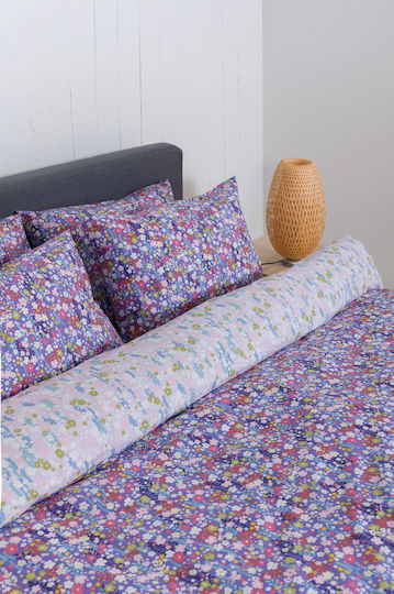 Viokarpet Duvet Cover Naf Naf Summit 155 Elbrus Lilac Set Duvet Cover Single