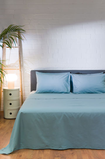 Viokarpet Bed Sheet Set Naf Naf Hue Arona Grey Violet Set of Bed Sheets for Double Bed