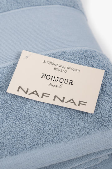 Biokarpet Bath Towel Naf Naf Bonjour Sky 30x50