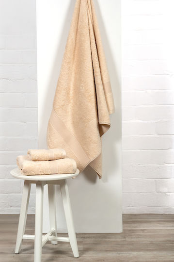Biokarpet Bath Towel Naf Naf Bonjour Cream 80x150