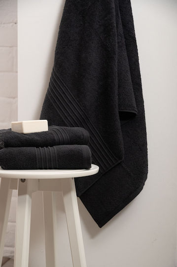 Biokarpet Bath Towel Special Jet Black 30x50