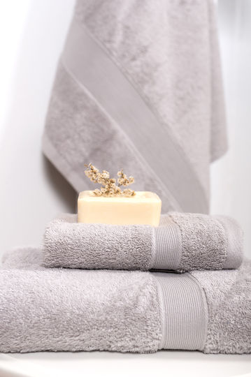 Biokarpet Bath Towel Naf Naf Bonjour Lt Grey 30x50