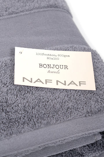 Biokarpet Naf Naf Bonjour Towels Dk Grey-30x50