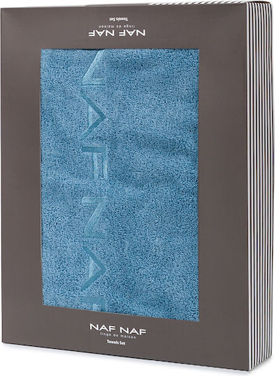 Biokarpet Handtuch-Set 2 Stück Hellblau
