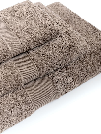 Naf Naf Handtuch Bonjour 30x50cm Vintage Grau Gewicht 600gr/m²