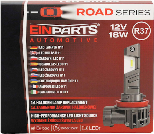 Eplh141 Led Bulbs H11 6500k 12v R37