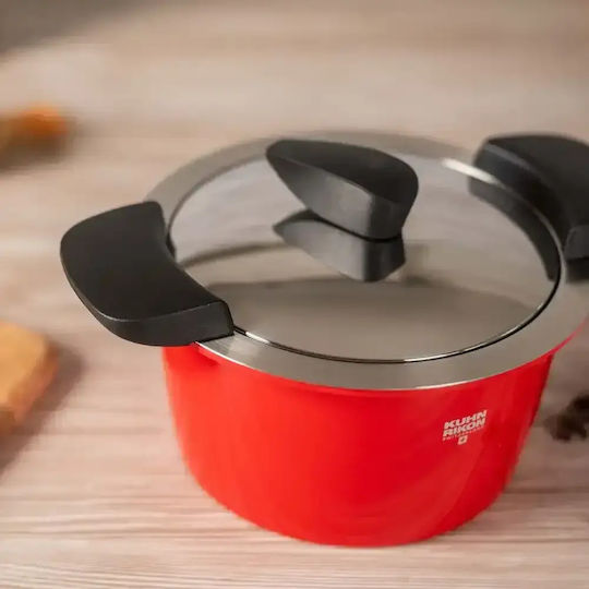 Kuhn Rikon Oală adâncă din oțel inoxidabil 1lt / 14cm