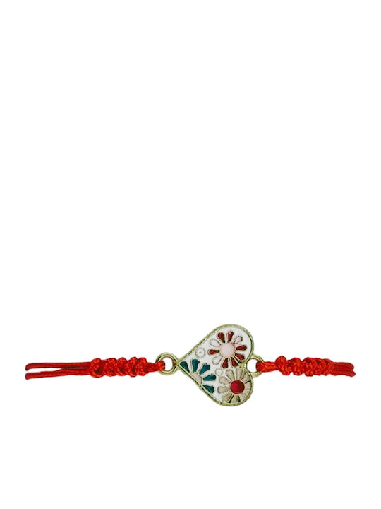 Jolie Set Brățări Pentru Femei cu Design Inimă din Șnur