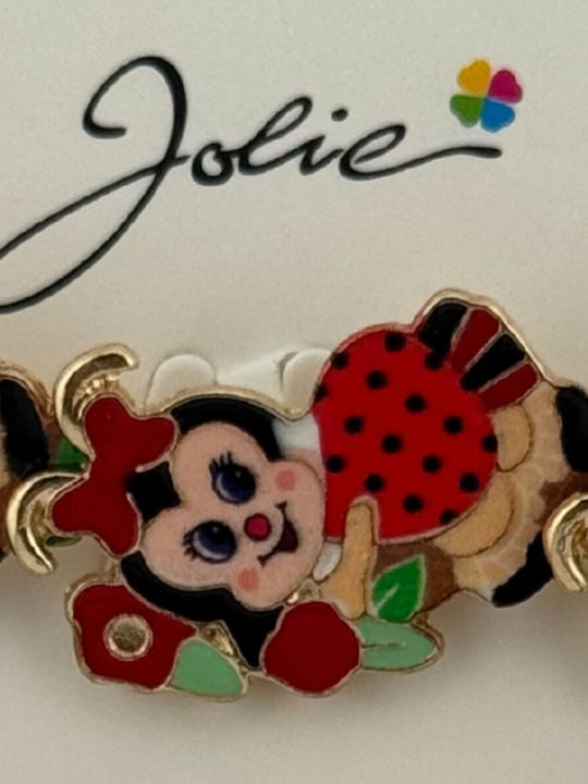 Set 12 Martisor Brooches Children Jolie Ladybug On Flowers Design Red