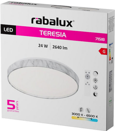 Rabalux LED-Panel 24W mit Kaltweißem Licht