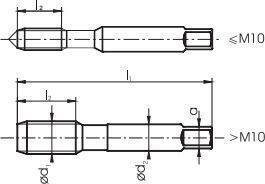 Fanar Handgewindebohrer M3 3 Stück A4-235d51-0030
